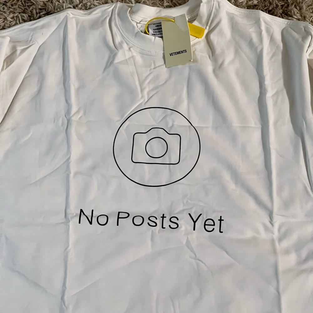 Vetements Limited Edition White Tee